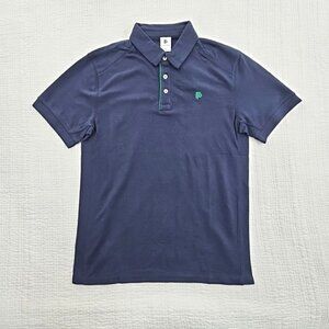 Flint Park Mesh Polo Shirt Men's M Medium Navy Blue NWT Tennis NEW Pickleball